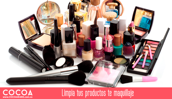 Limpia tus productos de maquillaje