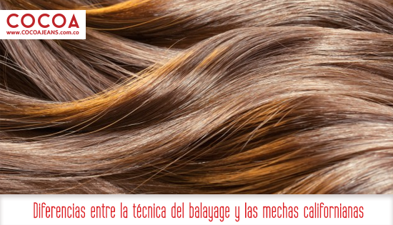 Diferencias entre la técnica del balayage y las mechas californianas