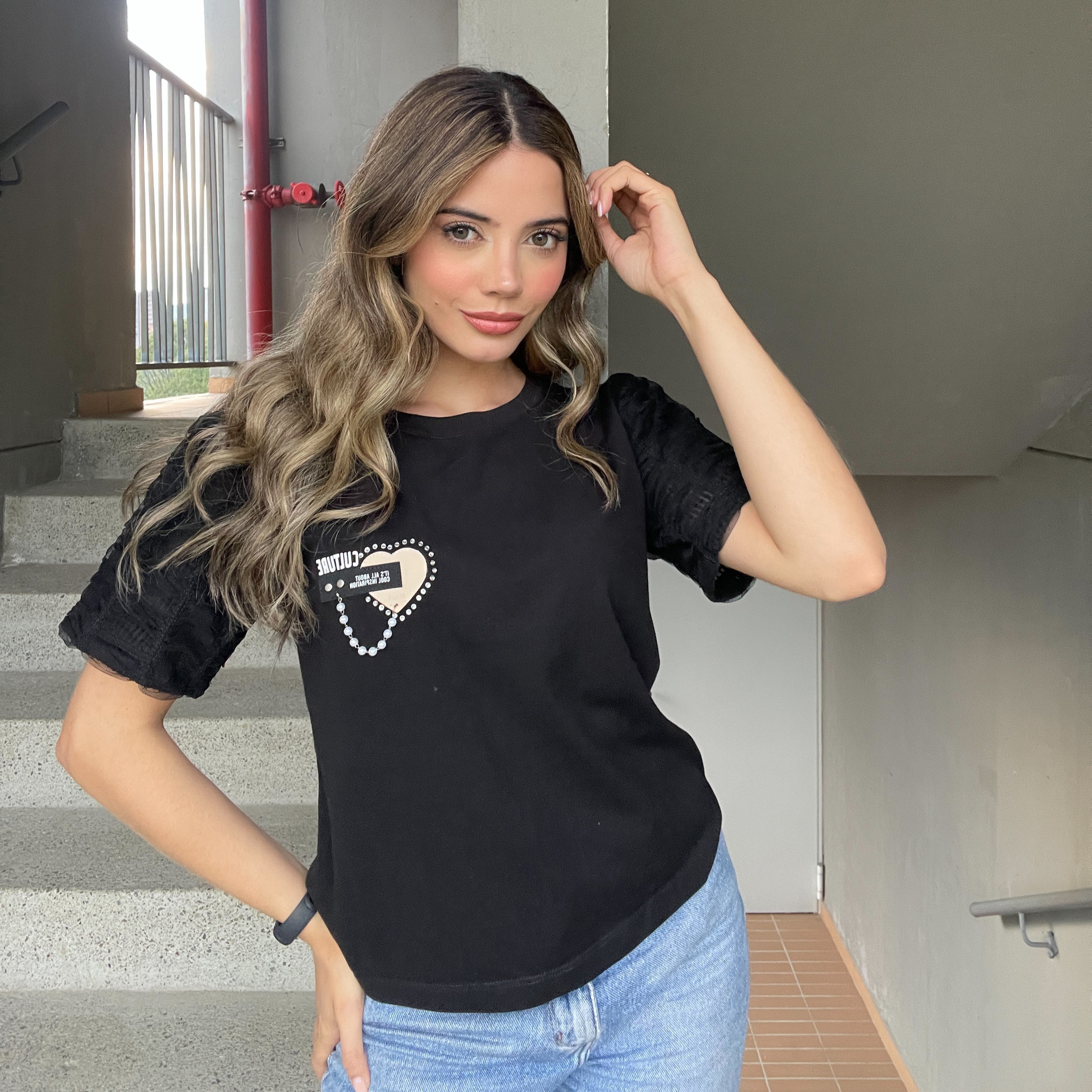 BLUSA MANGA TUL 2785