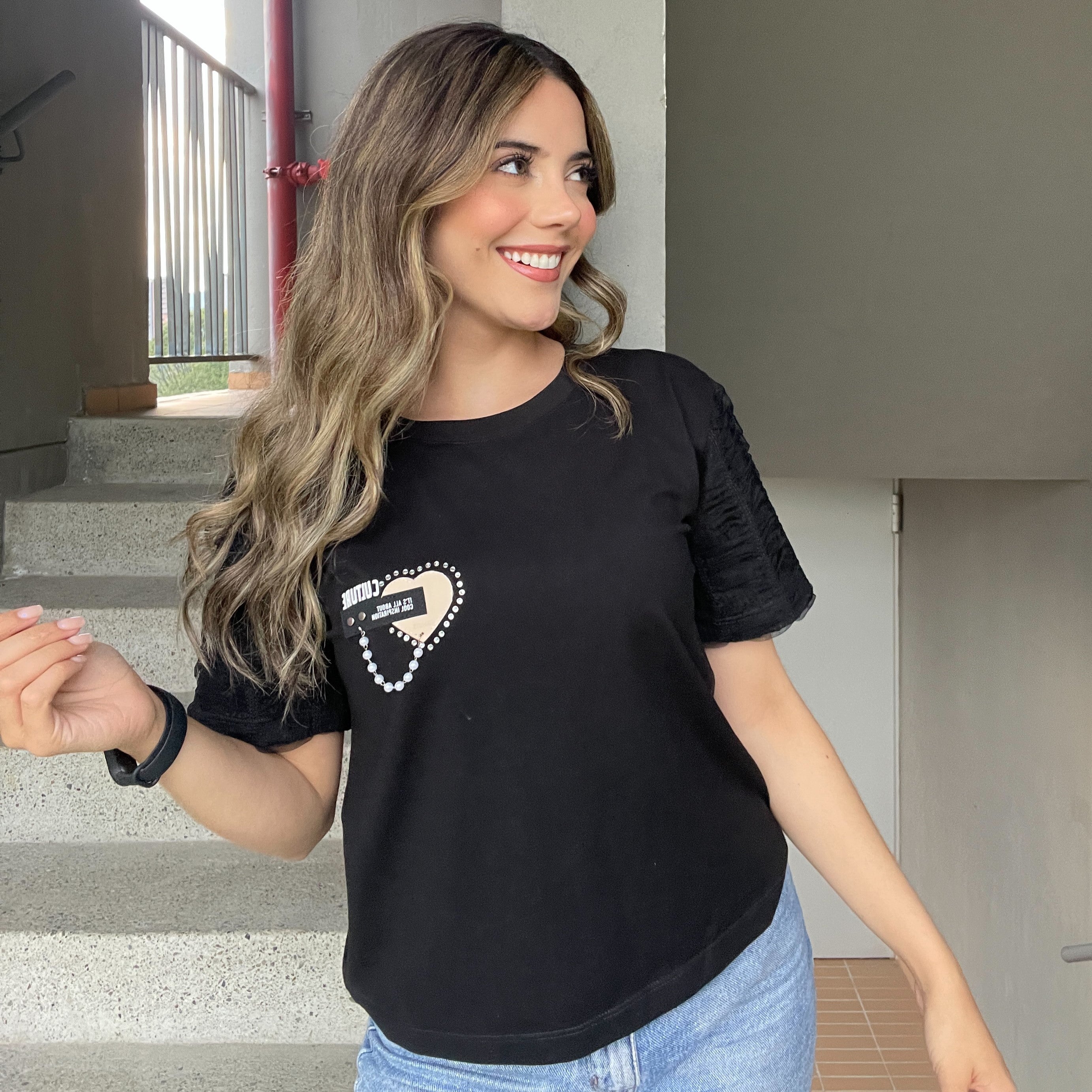 BLUSA MANGA TUL 2785