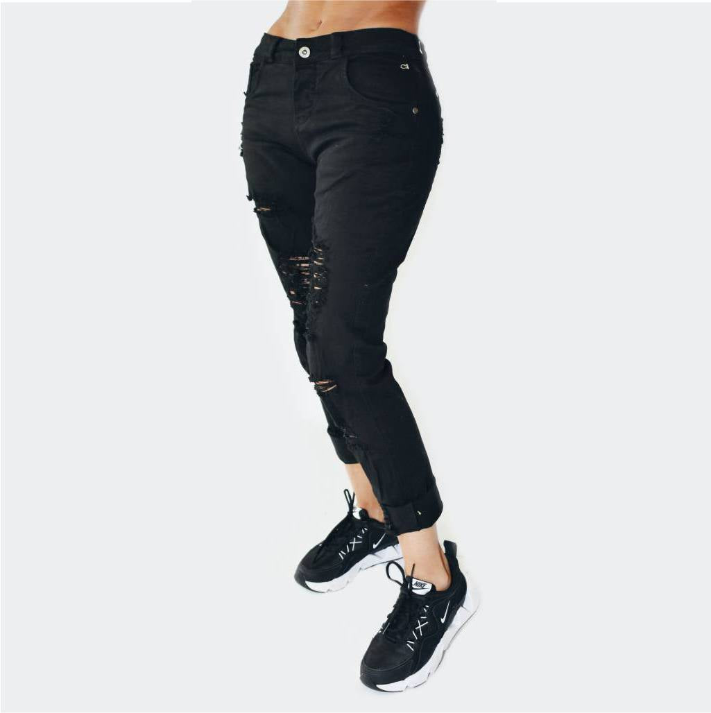 Jean boyfriend con rotos 4476