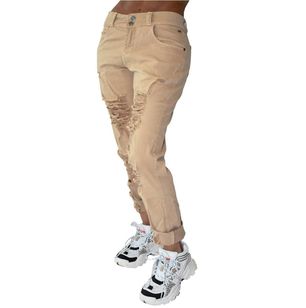 Jean de color con rotos 4360